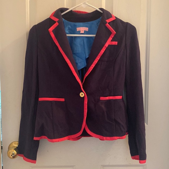 Navy Lilly Pulitzer Blazer - Picture 1 of 3